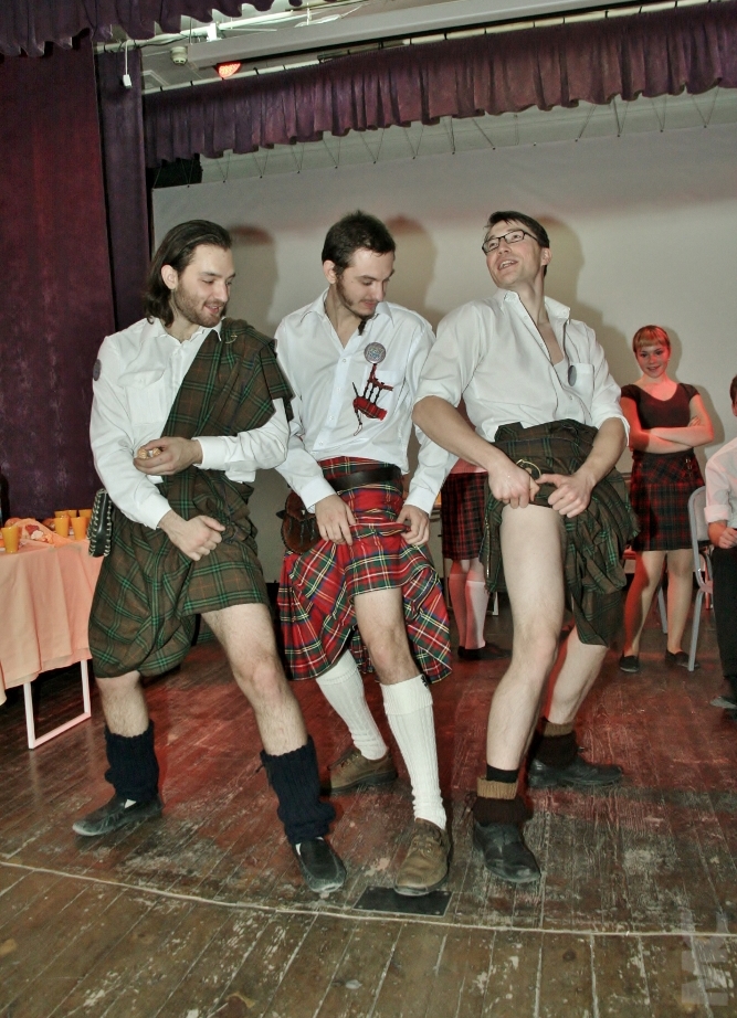 Kilts and pantyhose