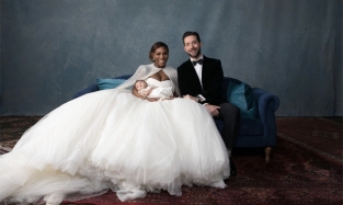 Серена Уильямс вышла замуж в шикарном платье от Alexander McQueen