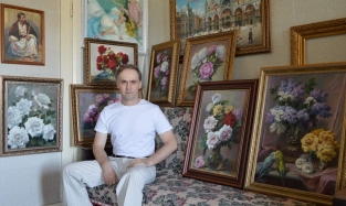 Начинавший с изображений Ленина художник Потапов открыл свою выставку в омской галерее "На Тарской"