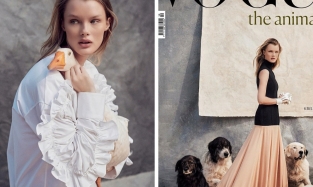 Омская топ-модель путешествует по обложкам Vogue