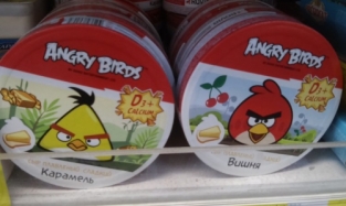 Владельцы «Омички» будут выпускать сыр Angry Birds 