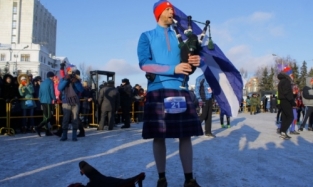Шотландец, год назад пробежавший омский Рождественский полумарафон в килте, сегодня снова выйдет на дистанцию