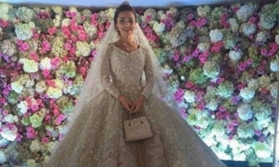 Стоимость свадебного платья невестки Гуцериева составляет 360 тысяч евро