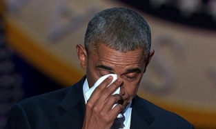 Обама не сдержал слез, произнося прощальную речь