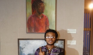 Афро-француз появился на картине омской художницы