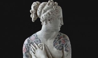 Итальянский скульптор Фабио Видале создает татуированные статуи