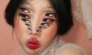 Дейн Юн из Кореи считает, что с пятью парами глаз она стала похожа на русскую матрешку
