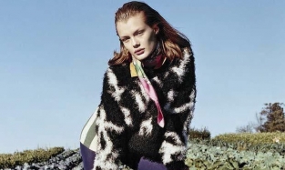 Омичка Кристина Грикайте снялась для итальянского Vogue