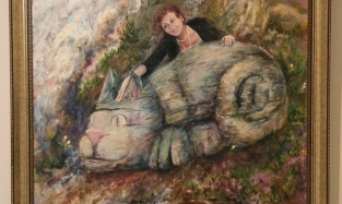 На картинах омской художницы Мачулиной много животных 