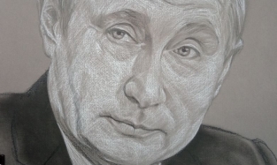 Омский художник может нарисовать любого: от Моргенштерна до Путина 