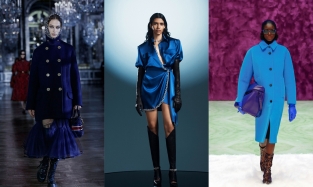 "Цвет мирного неба" - новый тренд появился на показах Недели моды