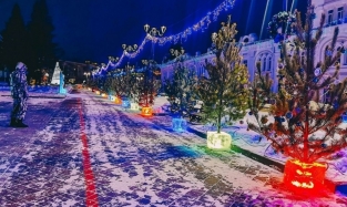 Большереченский Дед Мороз и его внучка прибудут на открытие «Зимнего Любинского»
