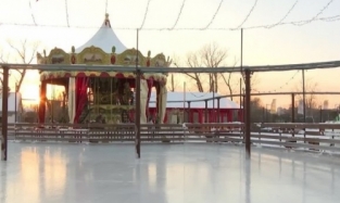 Каток в омском парке «Вокруг света» откроется световым и огненным шоу