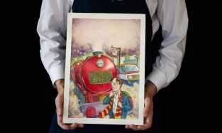 Акварельный рисунок для обложки первого издания «Гарри Поттера» продали почти за 2 млн долларов