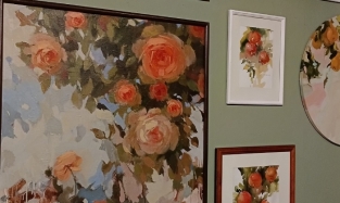 Один лишь раз сады цветут: выставка акварелей в Омской Арт-резиденции