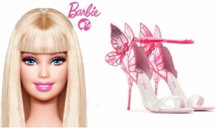 Гламурные модницы смогут приобрести себе розовую обувь в стиле куклы Барби