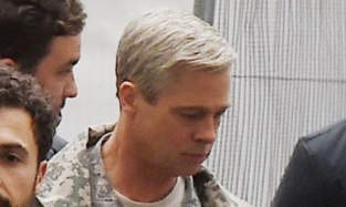 Брэд Питт резко поседел